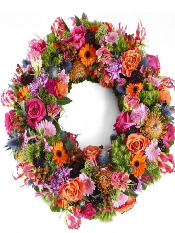 aFuneral Beautiful moments Funeral Bouquet Garland 273e